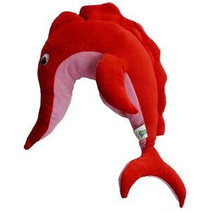 CalPlush Swordfish Plush Carnival Prize Jumbo Stuffed Trophy Fish Gag Red Marlin